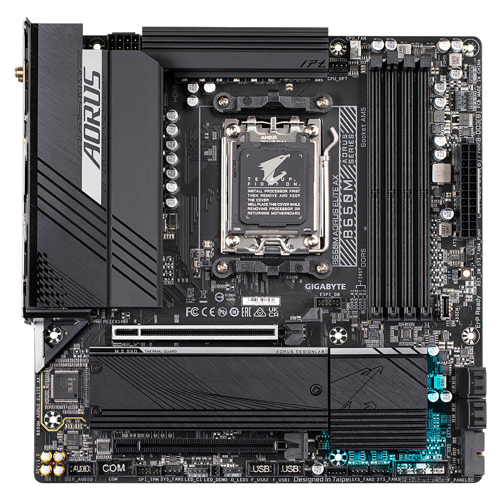 Gigabyte B650M AORUS ELITE AX placa base AMD B650 Enchufe AM5 Micro ATX