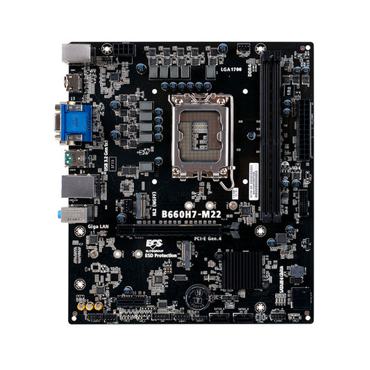 ECS B660H7-M22 placa base Intel B660 LGA 1700 Micro ATX