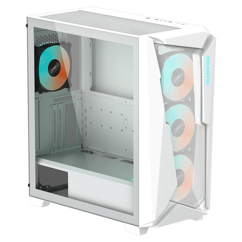 Gigabyte C301 GLASS WHITE gabinete de computadora Midi Tower Blanco