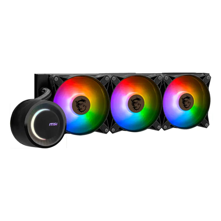 Enfriamiento liquido MSI MAG CORELIQUID E360 BLACK 3xFan ARGB 360mm Compatible AM5/LGA 1700