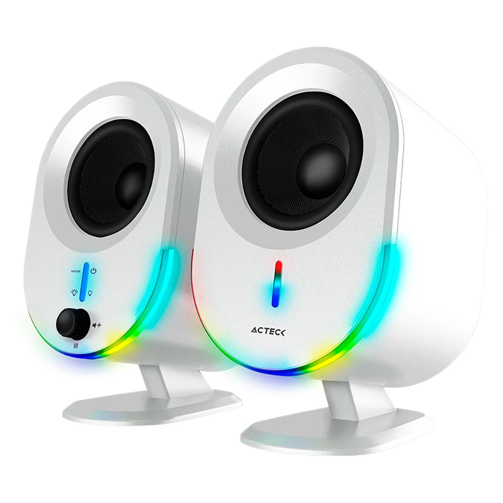 Acteck BS630 altavoz Blanco Inalámbrico y alámbrico 20 W