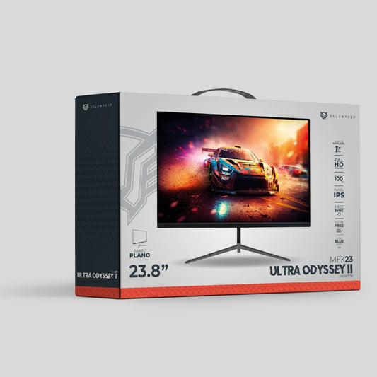 Monitor Balam Rush 23.8 Ultra Odyssey II MFX23 IPS plano Negro Full HD 1MS 100Hz HDMI + DP + 3.5mm
