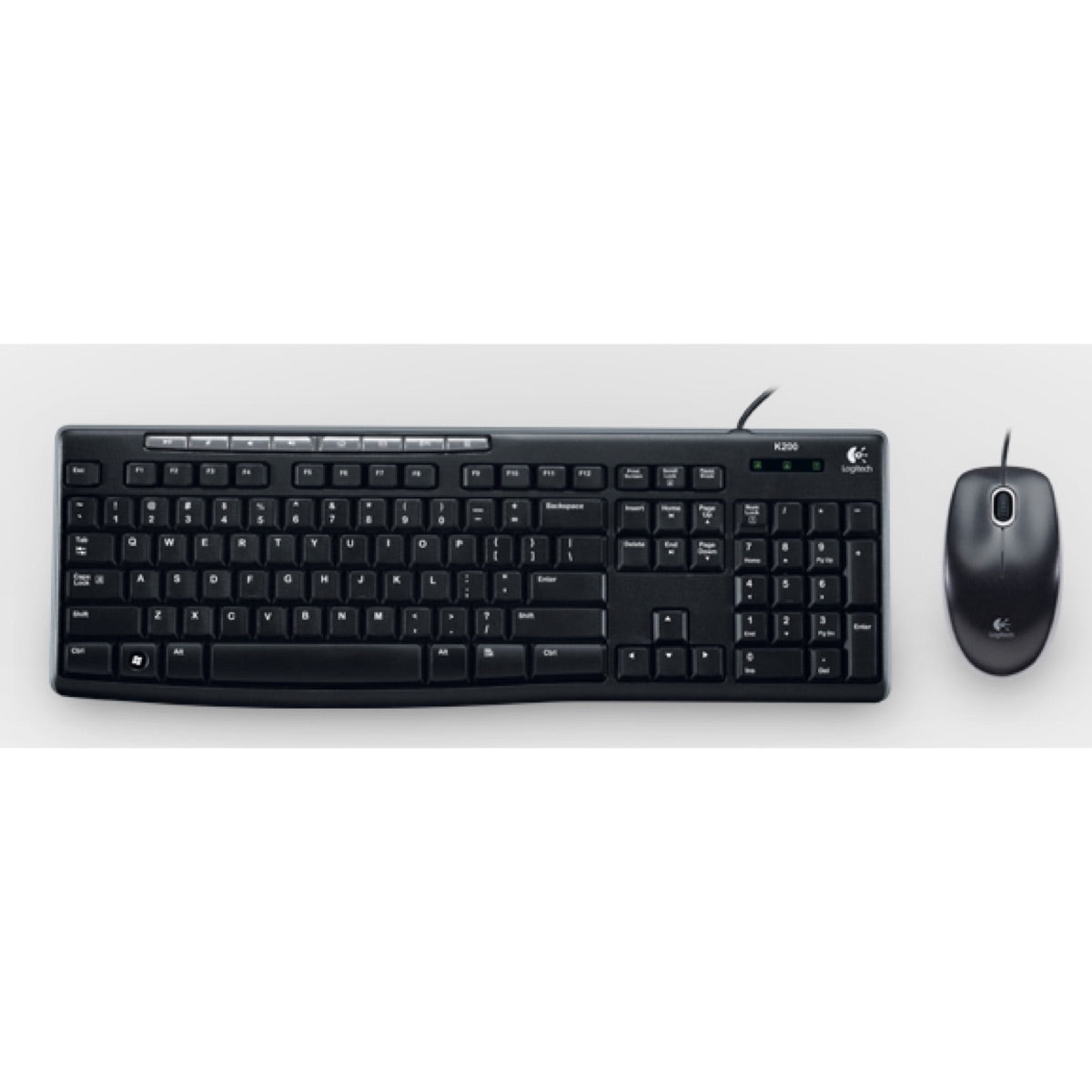 Logitech MK200 teclado USB Negro
