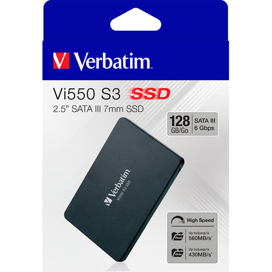 Verbatim Vi550 2.5" 128 GB Serial ATA III 3D NAND