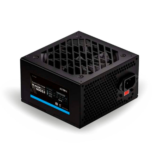 Acteck BLAZAR EVO FT 600E unidad de fuente de alimentación 600 W 20+4 pin ATX Negro