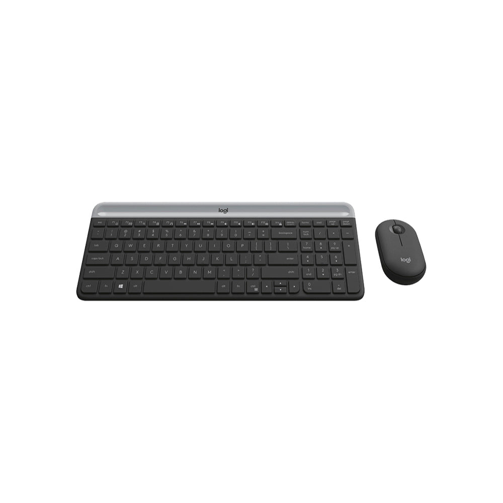 Logitech Slim Wireless Combo MK470 teclado RF inalámbrico Blanco