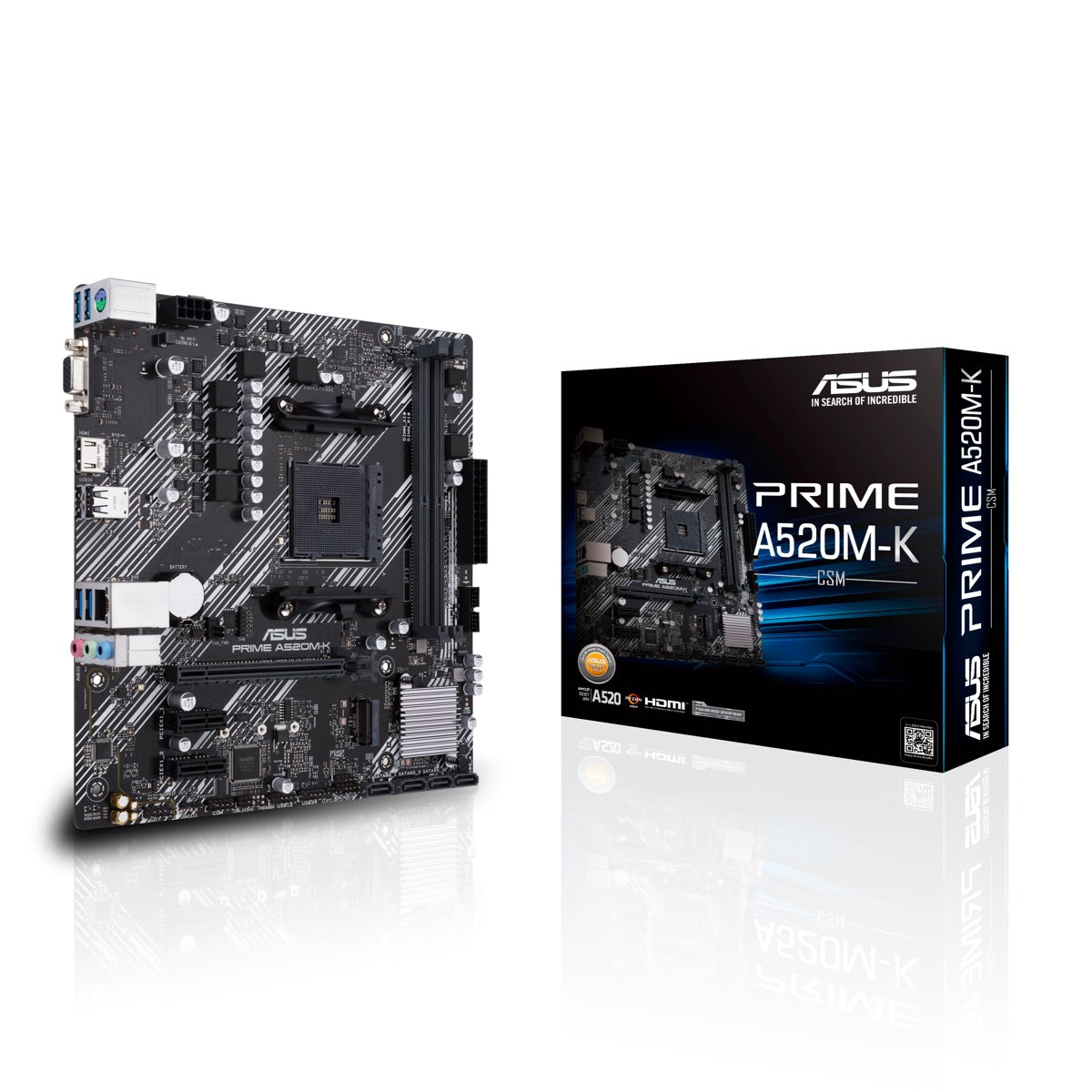ASUS PRIME A520M-K AMD A520 Micro ATX