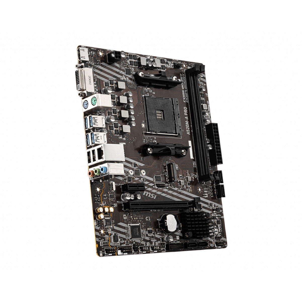 MSI A520M-A PRO placa base AMD A520 Enchufe AM4 Micro ATX