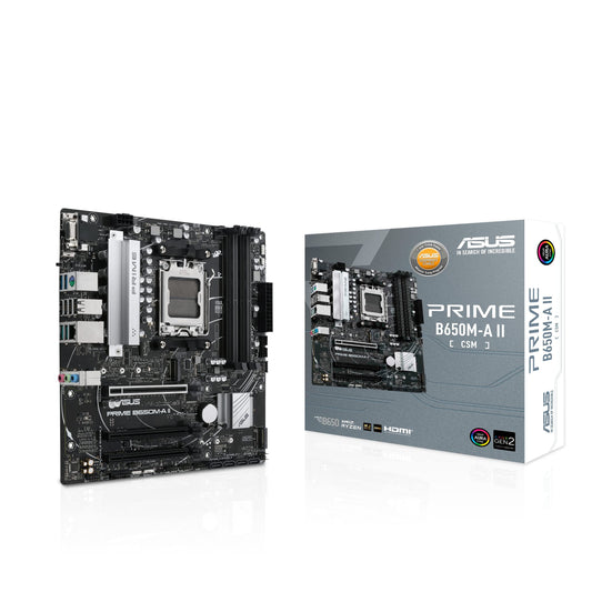 Tarjeta madre Asus Prime B650M-A II-CSM socket AM5 4xDDR5 HDMI DP VGA Micro ATX