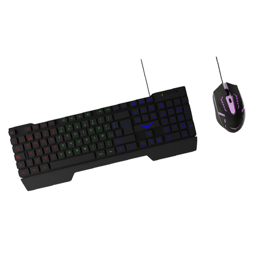 Naceb Technology NA-0951 teclado USB QWERTY Inglés Negro