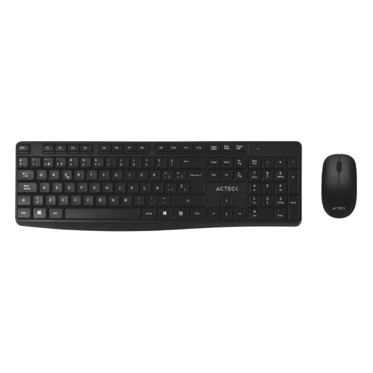 Acteck KT25 teclado RF inalámbrico Negro