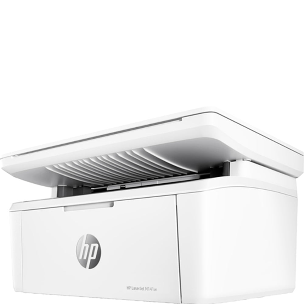 HP LaserJet Impresora multifunción M141w, Blanco y negro, Impresora para Pequeñas oficinas, Impresión, copia , escaneado, Escanear y enviar por correo electrónico; Escanear y guardar como PDF; Tamaño compacto