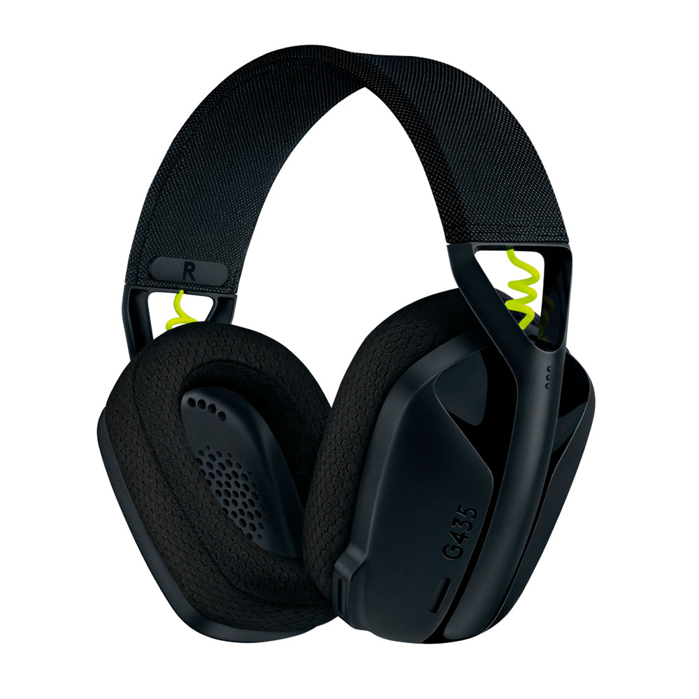 Logitech G G435 Auriculares Inalámbrico Diadema Juego Bluetooth Negro, Amarillo