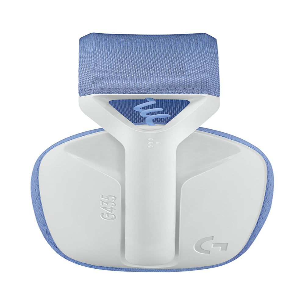 Logitech G G435 Auriculares Inalámbrico Diadema Juego Bluetooth Lila, Blanco