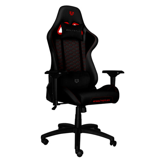 Balam Rush BR-932820 silla para videojuegos Silla de juegos para PC asiento acolchado Negro, Rojo