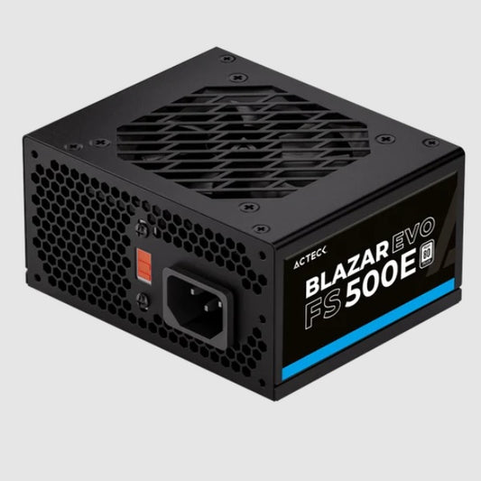 Fuente Acteck 500W Slim ATX Blazar EVO FS500E Advanced Negro