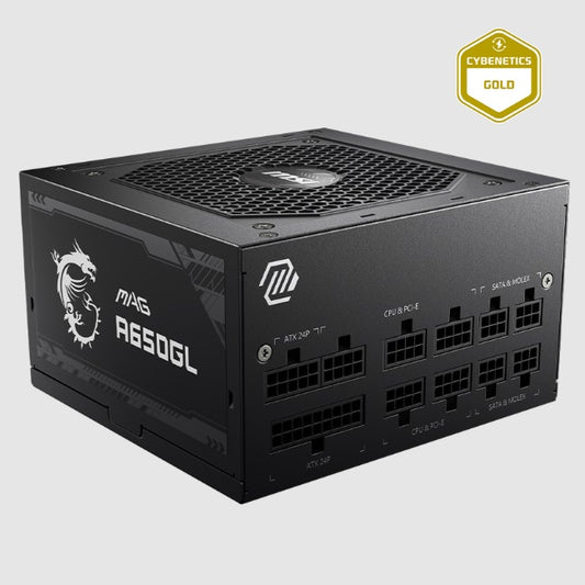 Fuente de poder MSI 650W MAG A650GL 80 Plus Gold