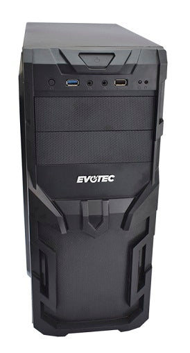 Evotec EV-1005 gabinete de computadora Mini Tower Negro 600 W