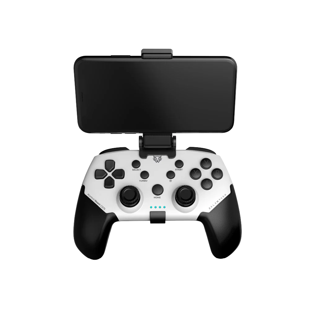 Control Balam Rush React G575 Azender Blanco/Negro inalambrico Bluetooth Android Nintendo Switch PC PlayStation 4 Playstation 3 iOS