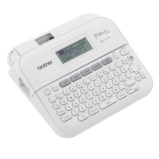 Brother PT-D410 impresora de etiquetas Transferencia térmica 180 x 180 DPI 20 mm/seg Alámbrico TZe QWERTY