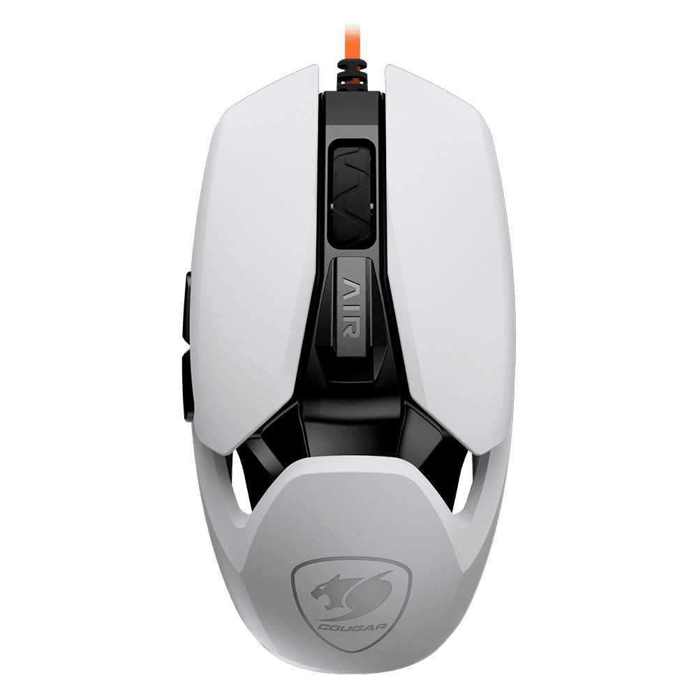 Mouse Cougar Air Blader Tournament Gamer Blanco USB 20000 DPI 6 Botones programables
