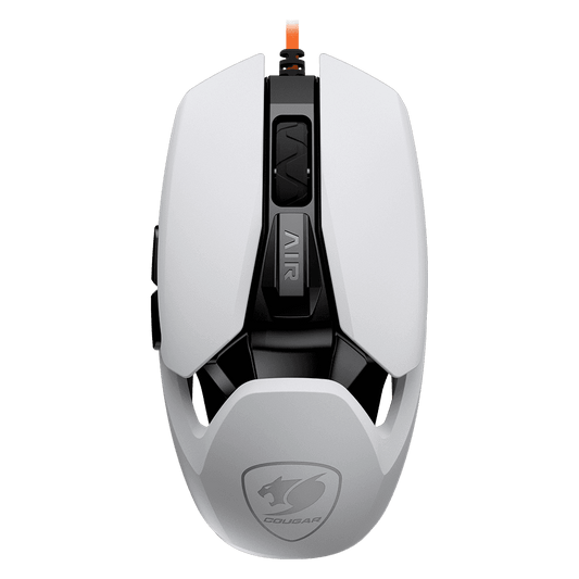 Mouse Cougar Air Blader Tournament Gamer Blanco USB 20000 DPI 6 Botones programables