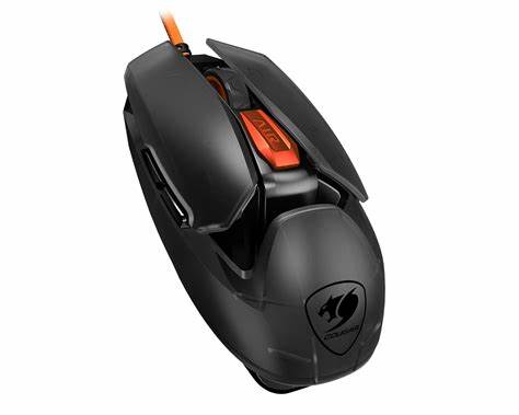 Mouse Cougar Air Blader Tournament Gamer Negro USB 20000 DPI 6 Botones programables