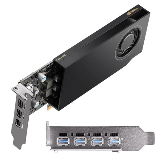 Tarjeta de video PNY 4GB QUADRO Nvidia RTX A400ATX CTLR GDDR6 4xDP