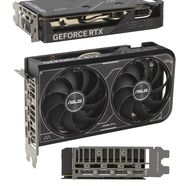 Tarjeta de video Asus 8GB GeForce RTX 4060 V2 2xfan DDR6 DLSS 3 OC 1xHDMI 3xDP DUAL RTX4060-8G-V2