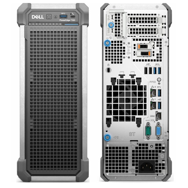 Servidor Dell PowerEdge T160 T160264_6325P2 Intel Xeon 6325P 3.5GHz 16GB 5600MT/s DDR5 2 X 2 TB 7.2K S160 para Software RAID