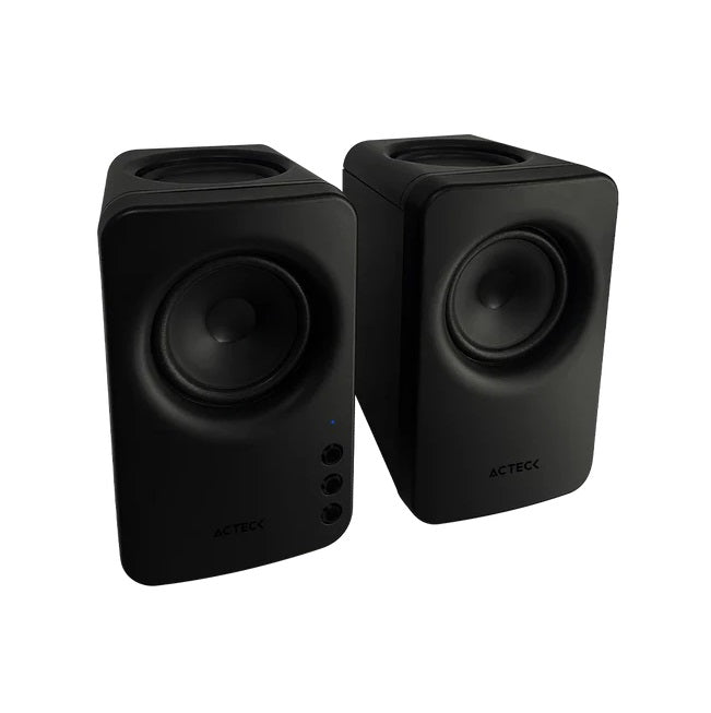 Bocinas Acteck Dynamic Exact Mini BS47 Negro Bluetooth 5.0 10W 3.5mm adaptador de voltaje