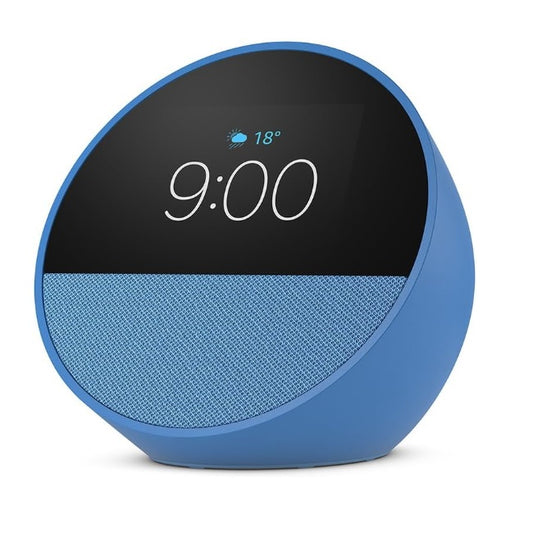 Asistente Amazon ECHO SPOT pantalla 2.83 pulgadas azul
