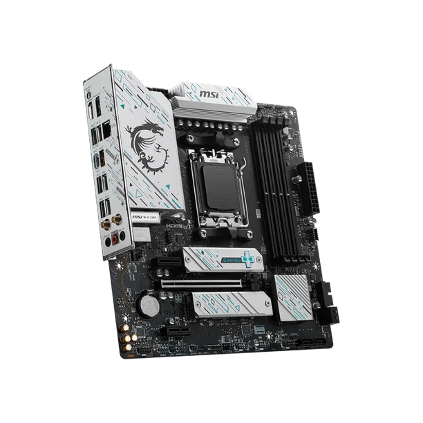 Tarjeta madre MSI B650M Gaming Plus Wifi socket AM5 4xDDR5 HDMI DP Micro ATX