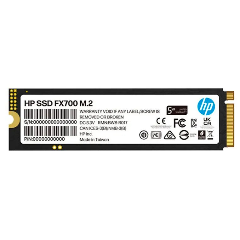 SSD M.2 2280 NVME/PCIE 2TB HP FX700 2100 Mb/s 8U2N5AA