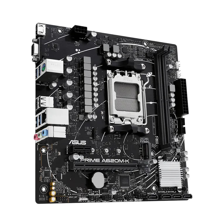 Tarjeta madre Asus Prime A620M-K-CSM socket AM5 2xDDR5 HDMI VGA Micro ATX