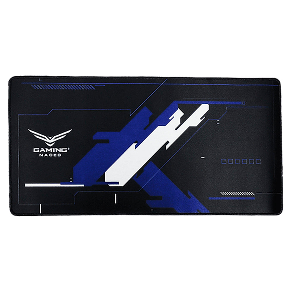 Naceb Technology NA-0959 alfombrilla para ratón Cojín de ratón para Juegos Negro, Azul, Blanco
