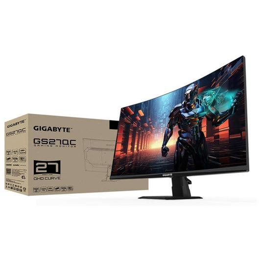 Monitor Gigabyte 27 gaming curvo LED GS27QC Quad HD 165Hz 1ms 2xHDMI 1xDP
