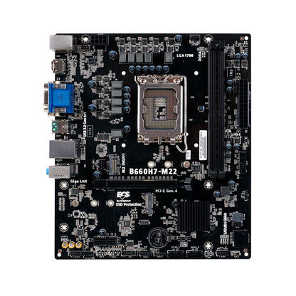 ECS B660H7-M22 placa base Intel B660 LGA 1700 Micro ATX