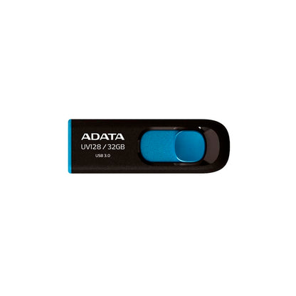 ADATA DashDrive UV128 128GB unidad flash USB USB tipo A 3.2 Gen 1 (3.1 Gen 1) Negro, Azul