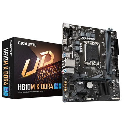 Tarjeta madre Gigabyte H610M K DDR4 socket 1700 Gen 12/13/14 2xDDR4 HDMI Micro ATX