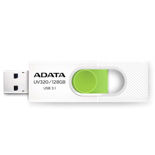 ADATA UV320 unidad flash USB 128 GB USB tipo A 3.2 Gen 1 (3.1 Gen 1) Verde, Blanco