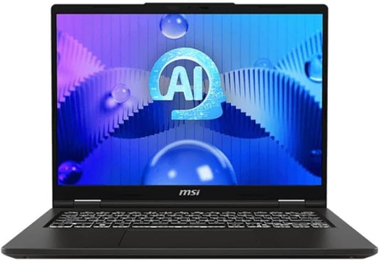 Laptop MSI VENTURE A14 AI AMD Ryzen AI 5 16GB DDR5 SSD 512GB NVME 14 FHD 144Hz Win 11 PRO Copilot PC incluye Backpack