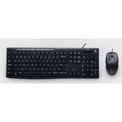 Logitech MK200 teclado USB Negro