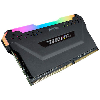 Memoria Corsair 8GB 3200Mhz DDR4 VENGEANCE RGB PRO CL16 disipador negro