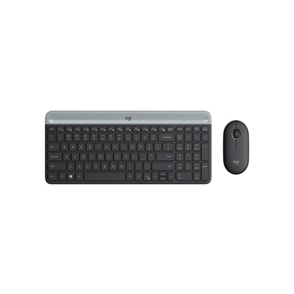 Logitech Slim Wireless Combo MK470 teclado RF inalámbrico Blanco