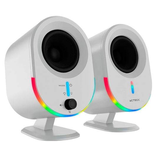 Acteck BS630 altavoz Blanco Inalámbrico y alámbrico 20 W