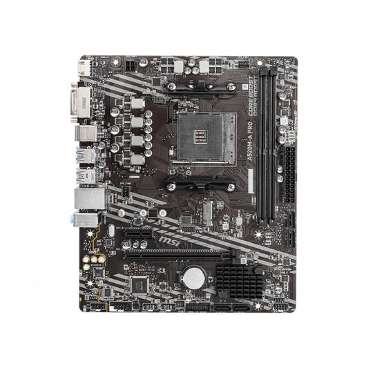 MSI A520M-A PRO placa base AMD A520 Enchufe AM4 Micro ATX