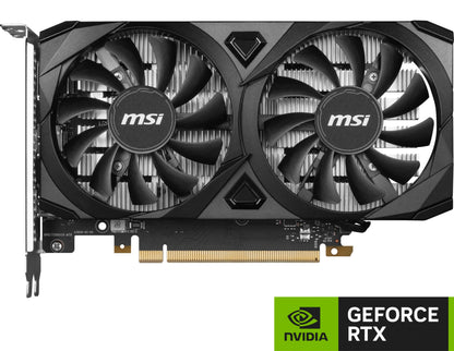 Tarjeta de video MSI 6GB GeForce RTX 3050 Ventus 2X 2xfan GDDR6 DLSS2 OC 2xHDMI 1xDP