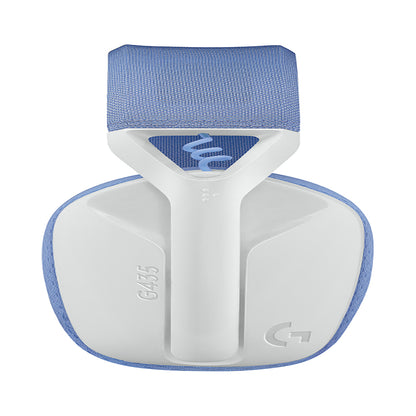 Logitech G G435 Auriculares Inalámbrico Diadema Juego Bluetooth Lila, Blanco