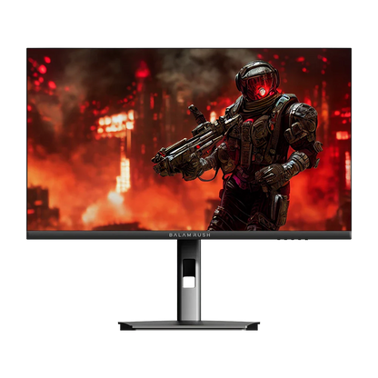Monitor Balam Rush 27 Ultra Explorer MXT27P plano negro QHD 1MS 165Hz 2xHDMI DP USB A 3.5mm Altura Ajustable